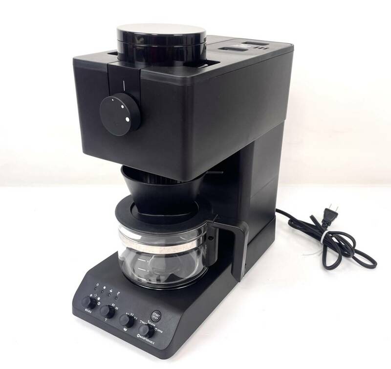 TWINBIRD ツインバード 全自動 コーヒーメーカー CM-D457 2018年製　通電確認済　3杯用　中古　ジャンク　現状品　返品不可