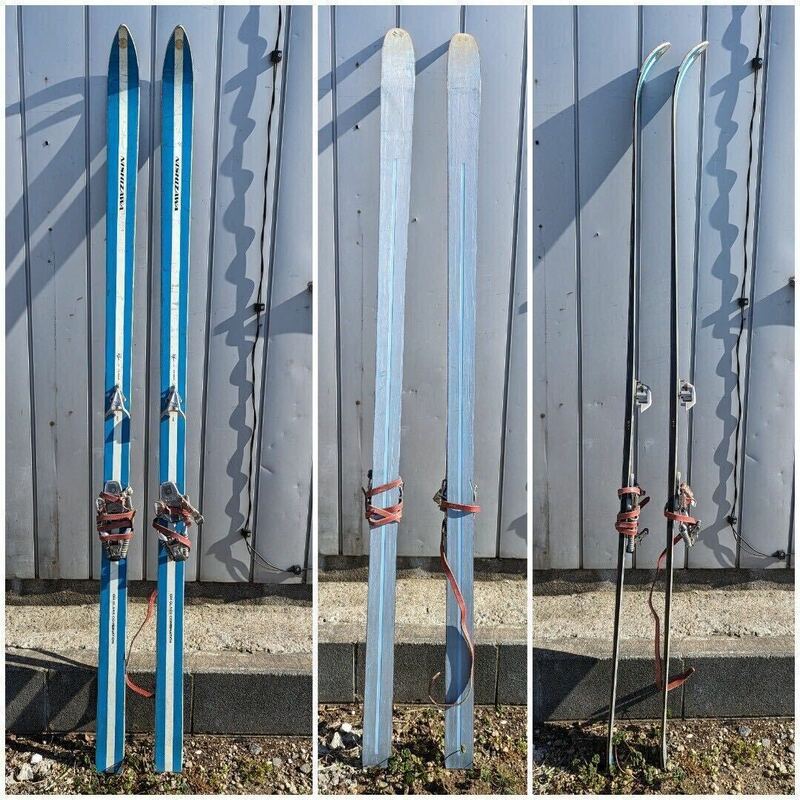 nishizawa スキー板 jis9660 ヴィンテージ ビンディングスキー板のみ　ジャンク品時物レトロ