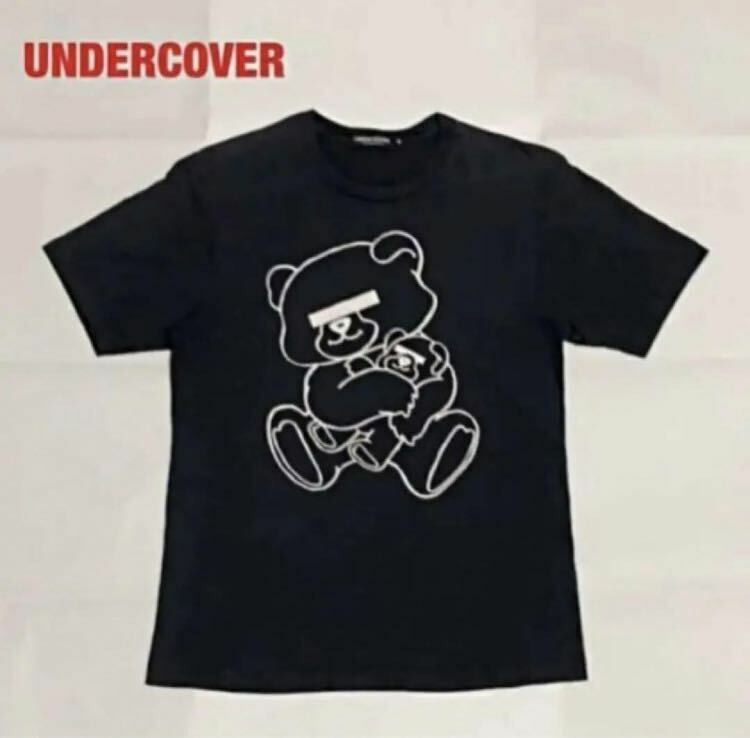 【人気】UNDERCOVER　アンダーカバー　プリントTシャツ　半袖Tシャツ　目隠しベアー　メンズ　レディース　ユニセックス　クルーネック