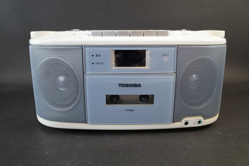 1円～NA3840 TOSHIBA 東芝 ラジカセ TY-CDS5 2010年製 CDラジオカセットレコーダー 