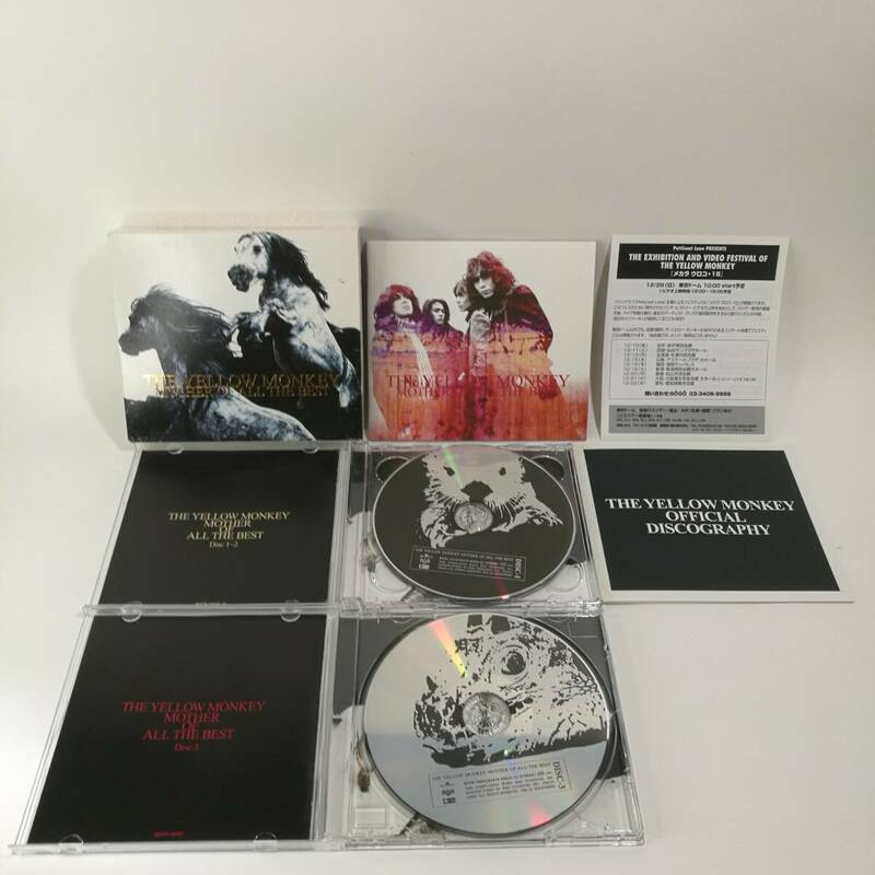 [C8040]CD 初回限定盤 ベストアルバム 3CD THE YELLOW MONKEY MOTHER OF ALL THE BEST　/イエローモンキー/吉井和哉,イエモン/BVCR-18040