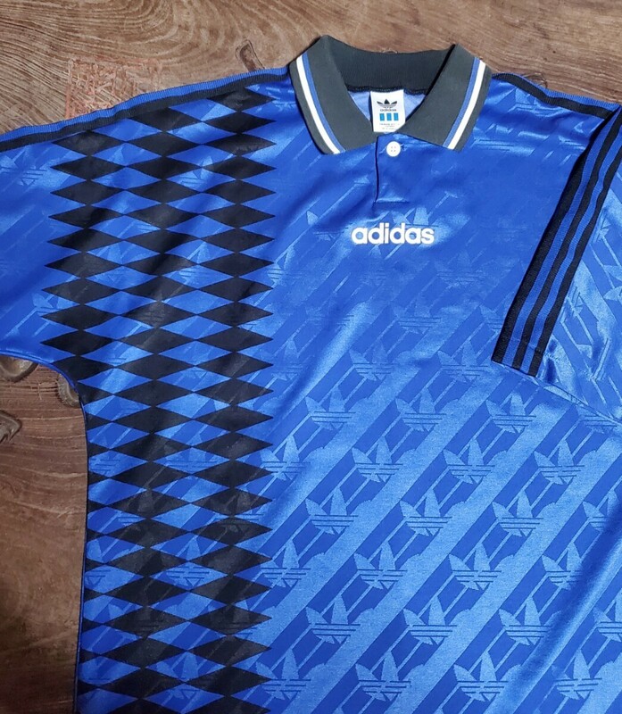 値下げ交渉 adidas/アディダス 1994-1995年 アルゼンチン代表 型 ゲームシャツ 日本製 検) ARGENTINA 2nd AWAY WORLD CUP USA MARADONA Y2K