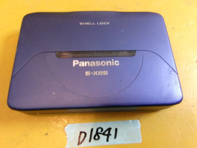 (D-1842)PANASONIC ポータブルカセットプレーヤー RQ-SX55 動作未確認 現状品