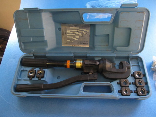 泉精器　手動油圧式工具15号B T-20～T-122 ハンドプレス　T字型コネクター圧着工具 IZUMI MODEL15B
