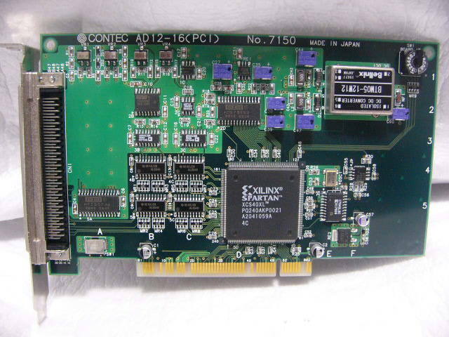 ★動作保証★ CONTEC AD12-16(PCI) AD高速変換PCIボード 12Bit 16CH