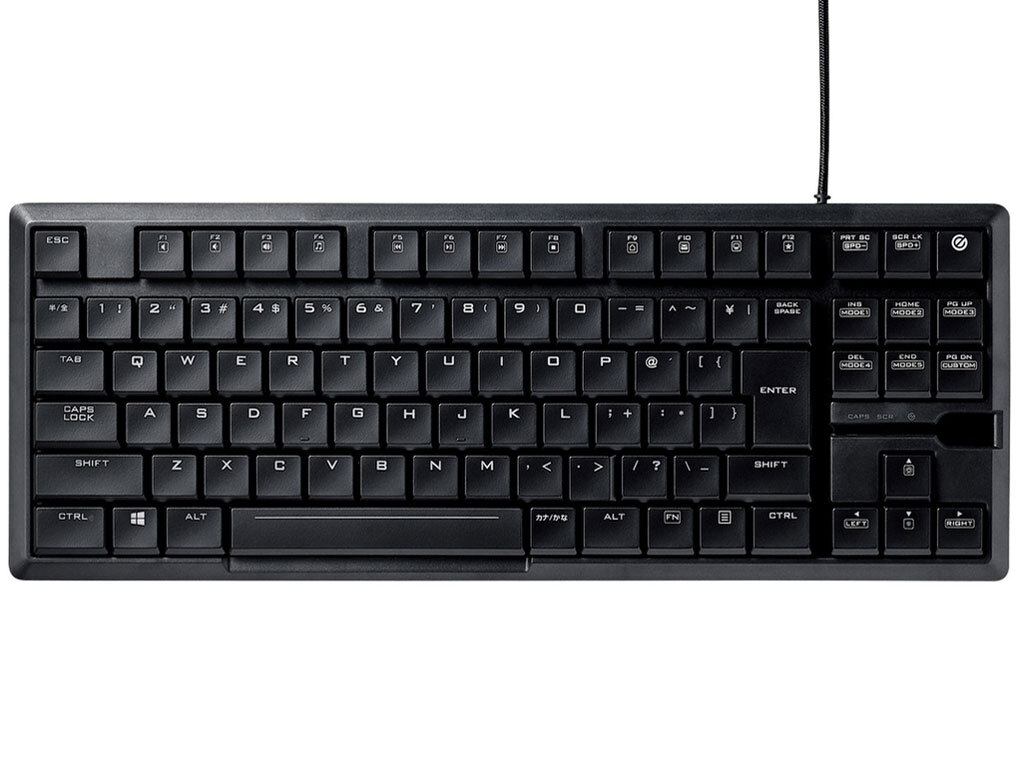 ◆新品未開封 エレコム ELECOM 薄型メカニカルキーボード TK-ARMA30BK [ARMA/5000万回耐久スイッチ/日本語配列/有線/ブラック] 