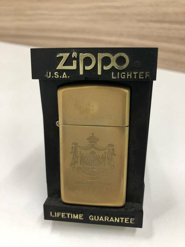 Zippo KINGDOM OF HAWAII - COAT OF ARMS SOLID BRASS ジッポ　ハワイ