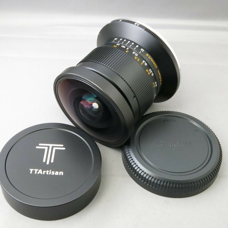 【新品同様】銘匠光学TTARTISAN　FUJI G11mmF2.8FISHEYE　★NO.8074