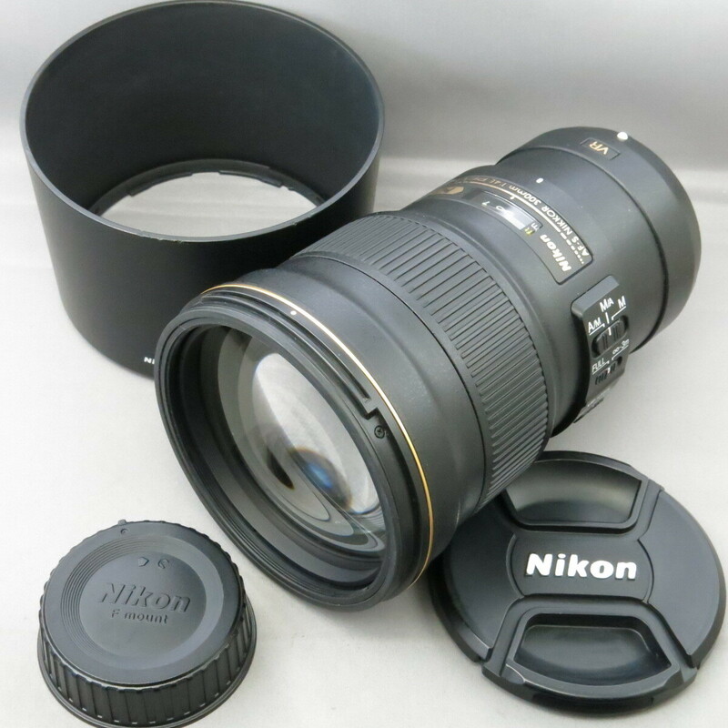 【美品】Nikonニコン　AF-S300mmF4E PF VR　ニコンＦマウント★NO.8029