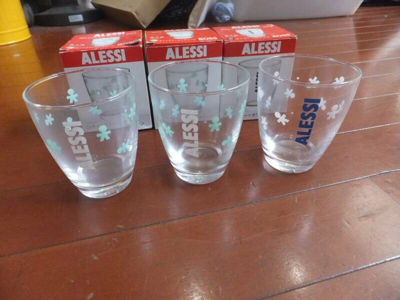 未使用品！ALESSIアレッシーのグラス３個！