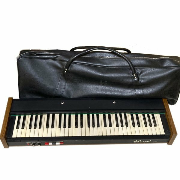HillWood ヒルウッド 61鍵盤 1970年代 キーボード 電子ピアノ ヴィンテージ ソフトケース付き 型名不明