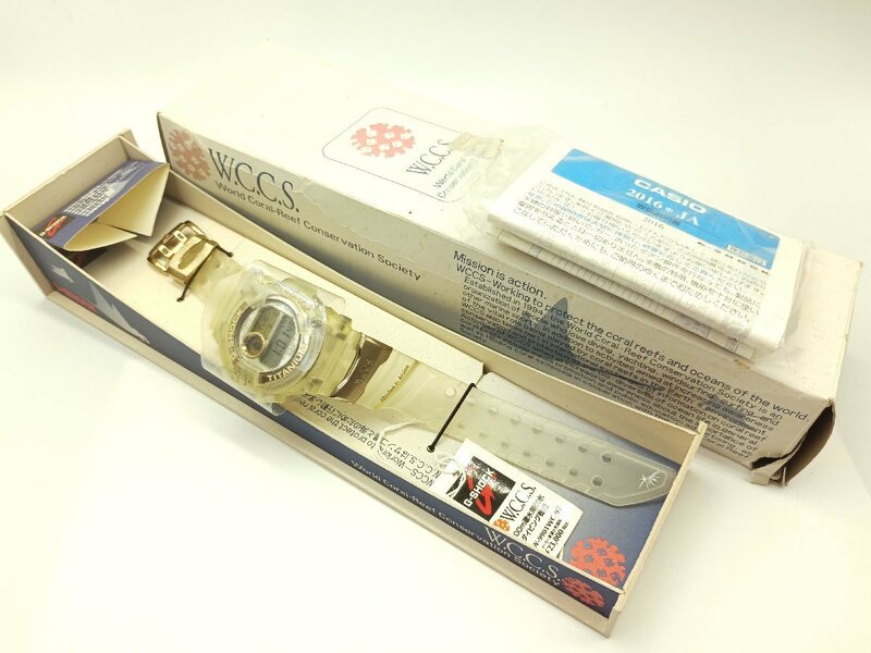 未使用品　CASIO／カシオ G-shock WCCS フロッグマン DW-9901WC メンズ腕時計 デッドストック