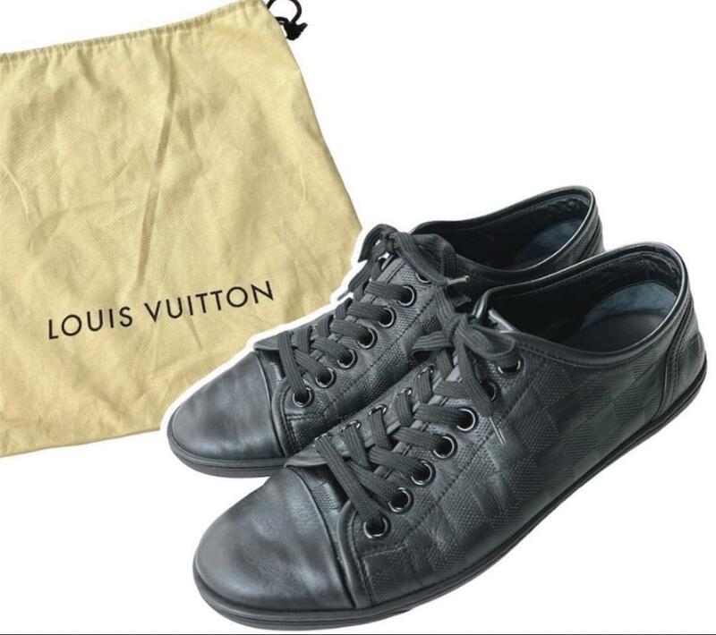 LOUIS VUITTON ルイヴィトン ダミエ スニーカー 保存袋付き