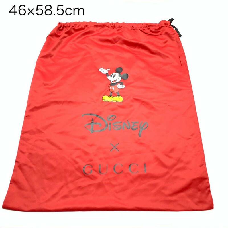 GUCCI Disney グッチ ディズニー ミッキーマウス 布袋 コラボ ダストパック 付属品 巾着 ポーチ マルチケース 管理RY229