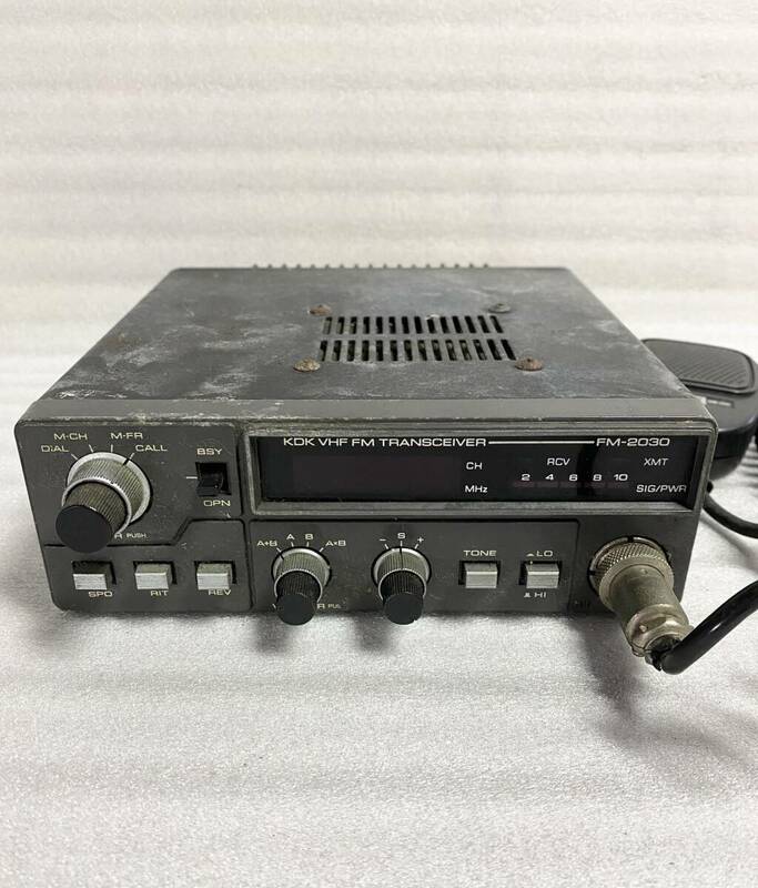 現状　極東電子KDK 144MHZ(FM) 無線機　FM-2030