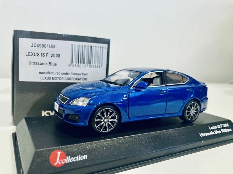 【送料無料】1/43 京商 Lexus レクサス IS F 2008 Ultrasonic Blue