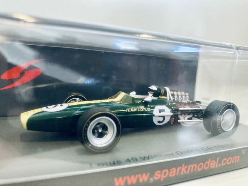 【送料無料】1/43 Spark Lotus ロータス 49 フォード #5 J.クラーク Winner Dutch GP 1967