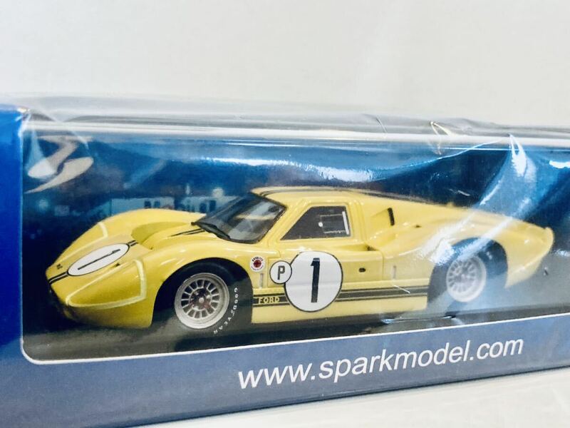 【送料無料】1/43 Spark Ford フォード GT40 MKⅣ #1 M.アンドレッティ-B.マクラーレン Winner Sebring 12H 1967