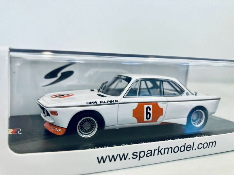 【送料無料】1/43 Spark BMW 3.0 CSL #6 N.ラウダ-B.ムーア Winner 4H Monza 1973