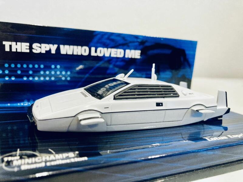 【送料無料】1/43 Minichamps 007 Bond Collection Lotus Esprit ロータス エスプリ S1 Submarine THE SPY WHO LOVED ME