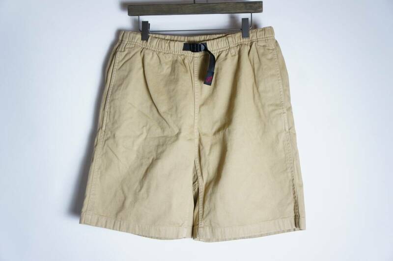 定番 美品 GRAMICCI グラミチ G-SHORTS ショート ハーフ パンツ ショーツ 8117-56J ベージュ L 本物 323O