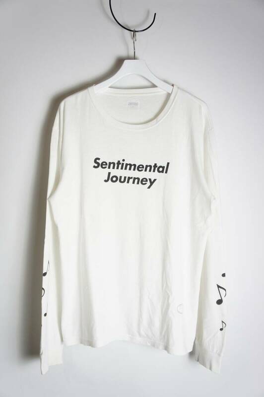 正規 17SS TANGTANG タンタン Sentimental Journey T-Shirt 長袖 プリント Tシャツ カットソー 白 L 本物 124O