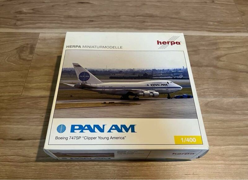 herpa パンナム　ボーイング 747SP 1/400