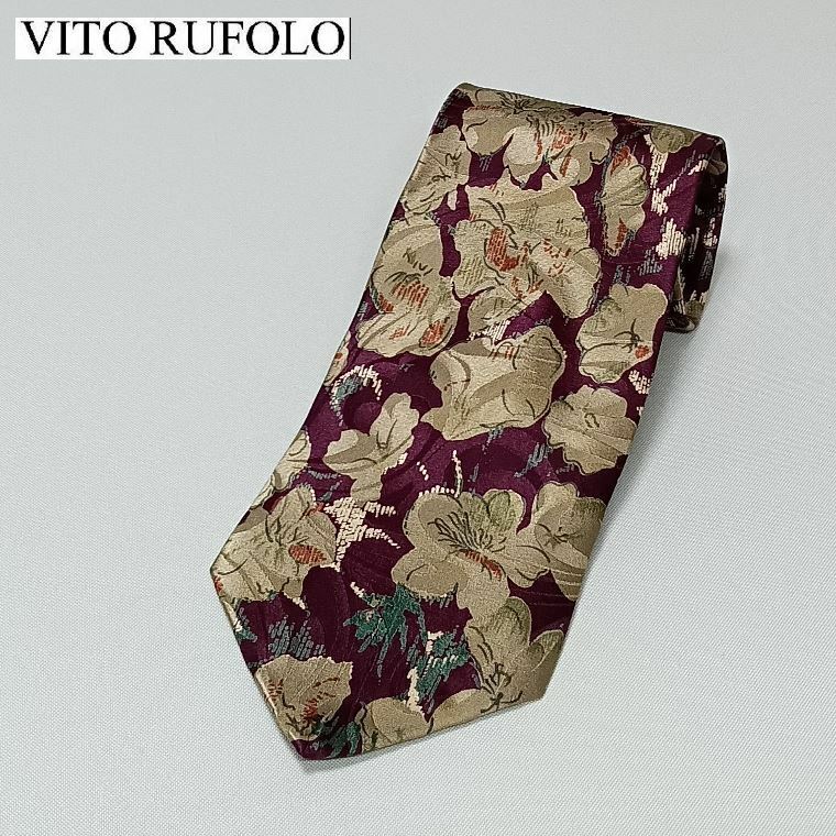 ■ VITO RUFOLO ヴィトルフォロ ネクタイ made in italy ■送料￥185～(全国一律・離島含む)