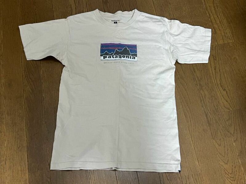 patagonia パタゴニア　白タグデザイン　S半袖Tシャツ 