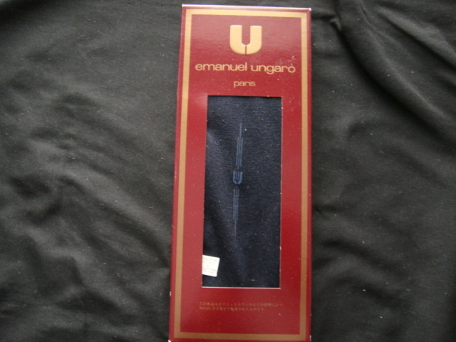 emanuel ungaro・エマニュエルウンガロ／＜紳士用ソック・ス*サイズ:25cm・ネイビー＞□彡『未使用品』