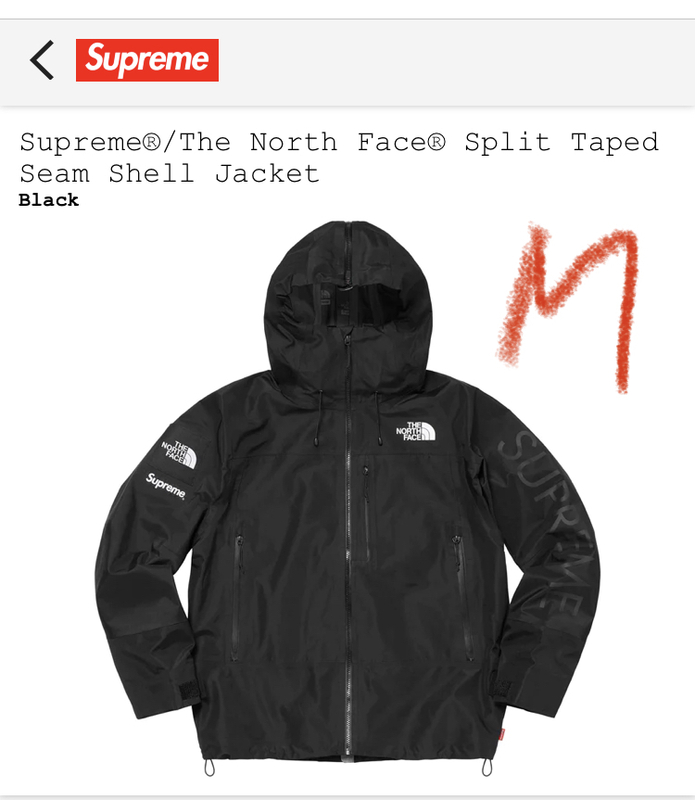 【新品正規】黒 M / 24ss supreme Supreme The North Face Split Taped Seam Shell Jacket / シュプリーム ノースフェイス ヌプシ ノース