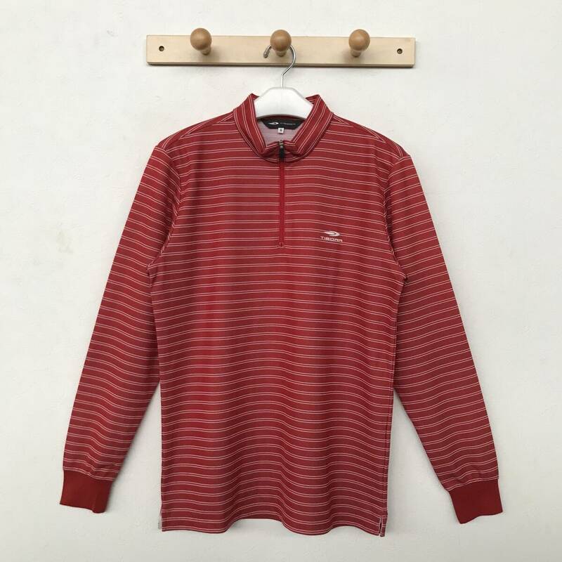 TIGORA ティゴラ メンズ ハーフジップ 長袖 速乾ストレッチシャツ 美品(ほぼ未着用) size M