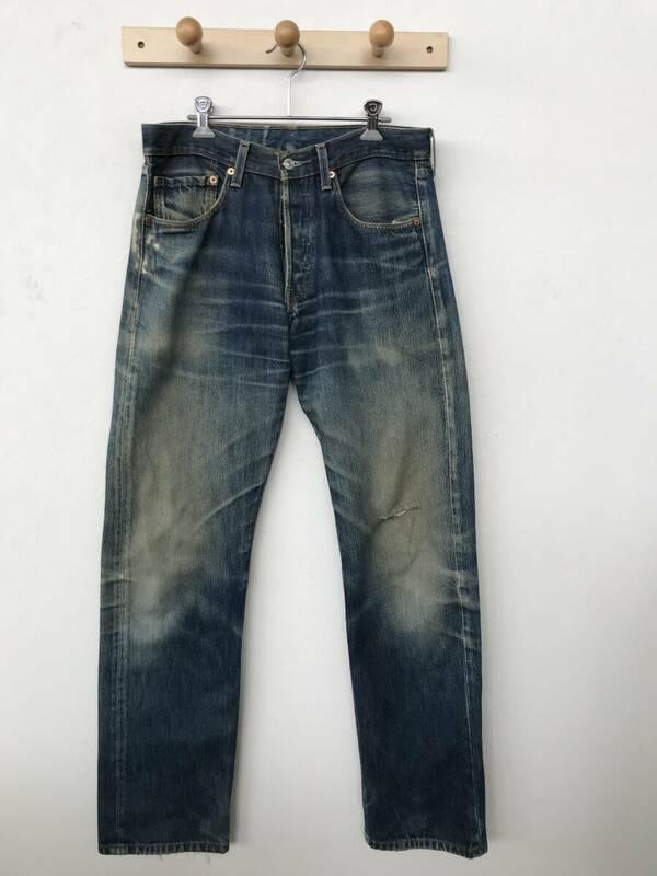 Levi's WPL423 501-00501-0115 リーバイス 501 メンズ デニムジーンズ ボタンフライ 内股シングル 良品 size W31