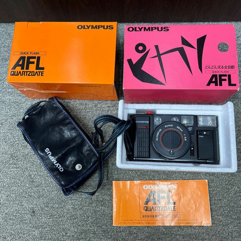 フィルムカメラ オリンパス　ピカソ　元箱　ケース　取説　AFL コンパクトカメラ