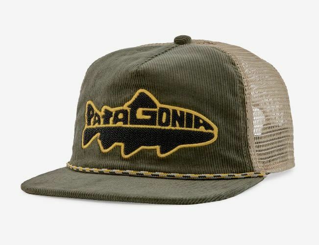 パタゴニア Patagonia キャップ フライ キャッチャー ハット 新品 Fly Catcher hat cap 帽子 コーデュロイ 魚 メッシュキャップ