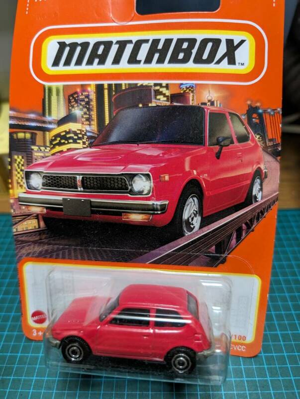 matchbox 1976 ホンダ・シビック　CVCC (赤）