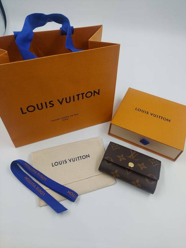 新品 未使用 Louis Vuitton ルイヴィトン ミュルティクレ6 モノグラム 6連 キーケース ICタグ