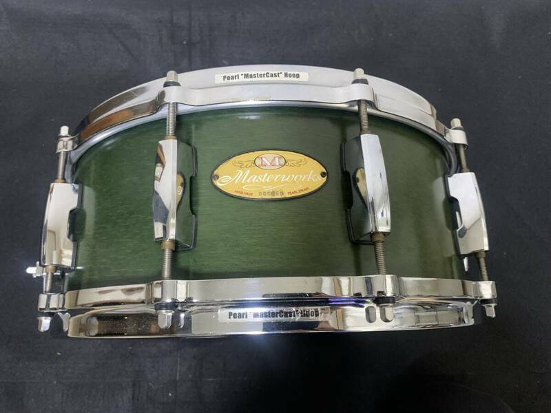 送料無料 状態良 PEARL MasterWorks Mahogany Carbon fiber Order Model 14×5.5 パール マスターワークス マホガニー カーボン スネア dw