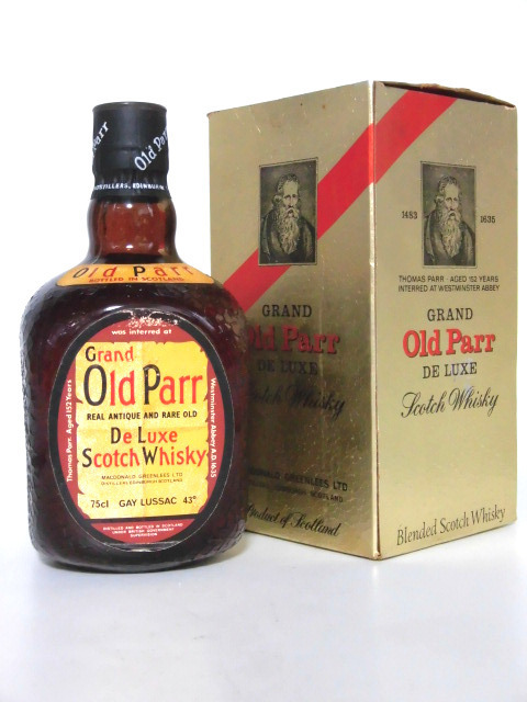 【L2】 80年代 オールドパー 従価 箱付【Grand Old Parr】