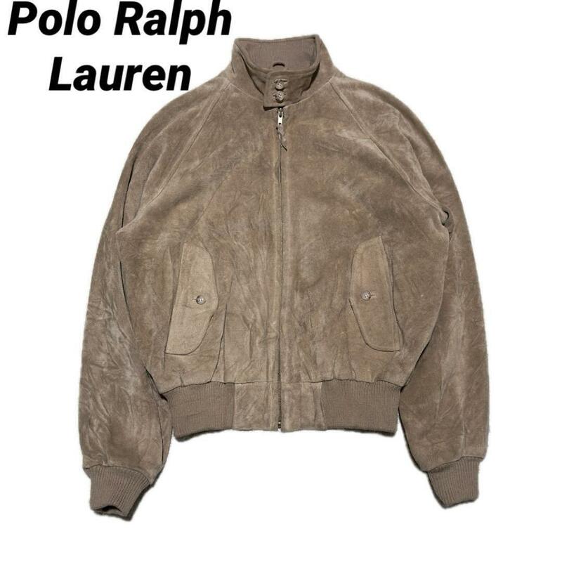 Polo Ralph Lauren スウェード レザージャケットG9 M