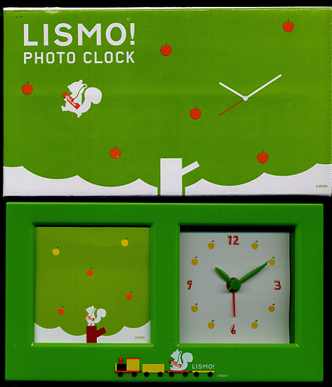 ●少し前のAUの時計。LISMO! PHOTO CLOCK 非売品。未使用