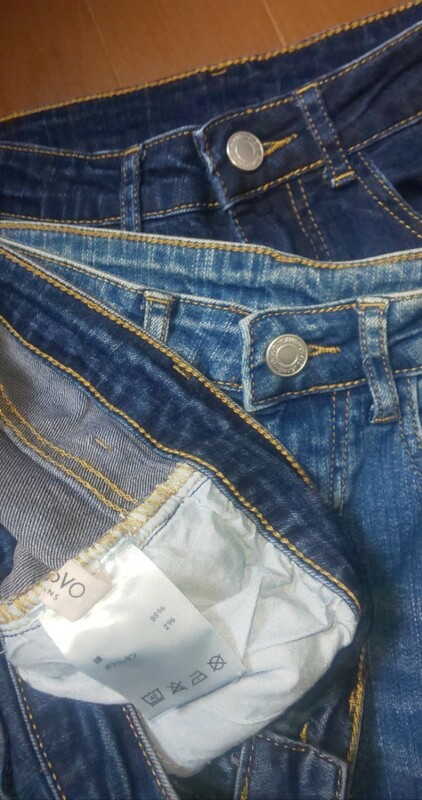 古着 OVOVO Jeans 3本セット デニム ジーンズジーパン スキニー ダメージ 若干伸縮性有り 