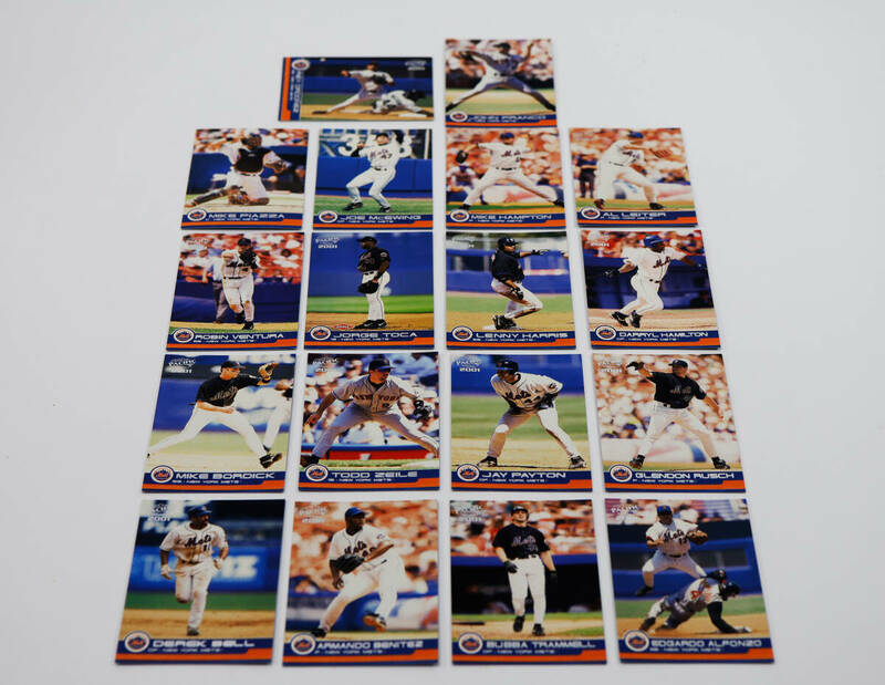 当時物 メジャーリーグ ニューヨーク メッツ 2001 パシフィック ベースボール カード 18枚 ケース付 トレーディングカード