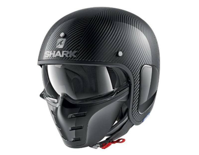 送料込み　SHARK　S-Drak　シャーク　S-ダラク　カーボンジェットヘルメット サイズM　美品です 