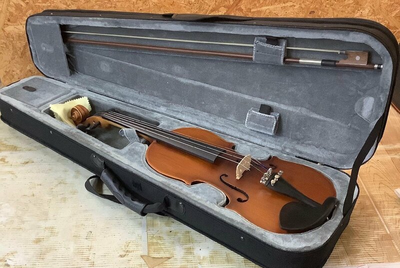 Hallstatt ハルシュタット ヴァイオリン V-12 4/4サイズ　バイオリン　ソフトケース付き　中古　札幌発