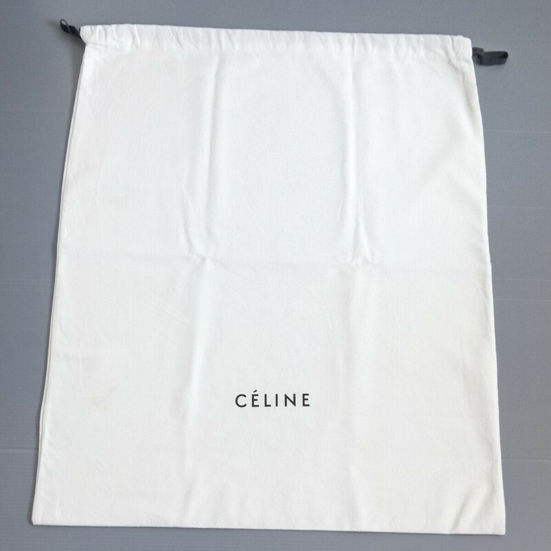 〔セリーヌ〕57×70cm 保存袋 巾着袋 布袋 保管袋 CELINE 正規品 大きめ 特大 （0065)