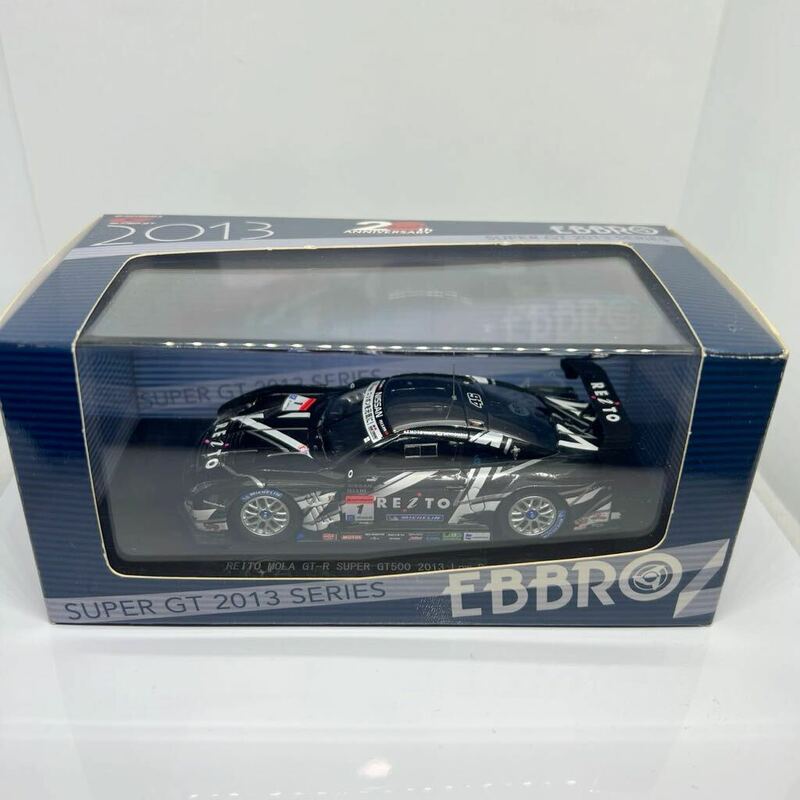 EBBRO 1/43 SUPER GT500 REITO MOLA GT-R 2013 No.1 BLACK