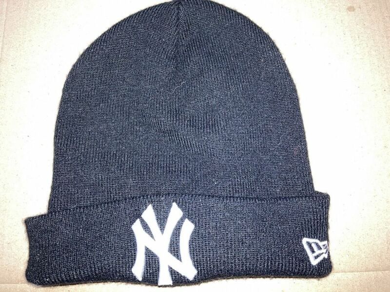【NEW ERA New York Yankees】ニューエラ ニューヨーク・ヤンキース ニットキャップ 帽子 黒★MLB メジャーリーグ 大リーグ