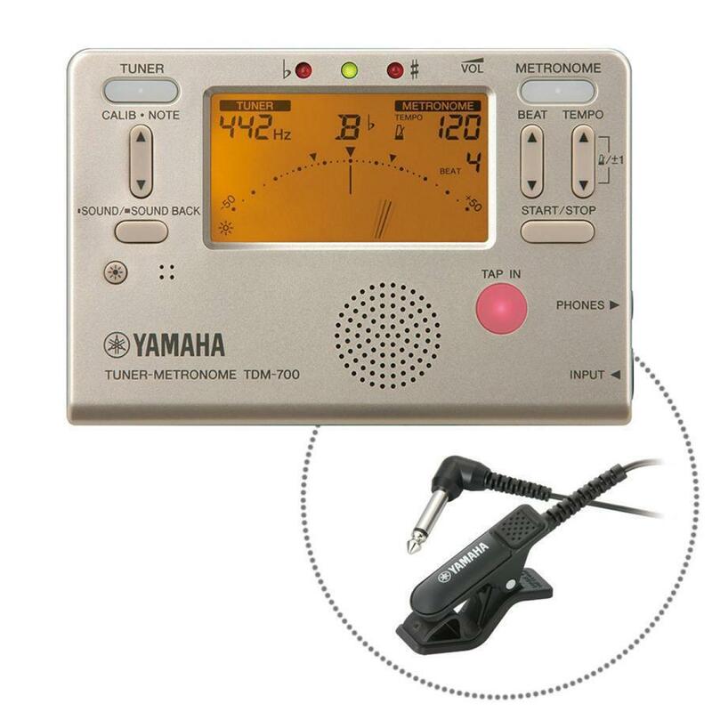 YAMAHA　ヤマハ　TDM-700GM　チューナー　メトロノーム　チューナーマイク　TM-30BK付