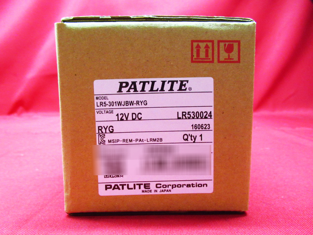 ★★未使用品 PATLITE LR5-301WJNW-RYG 積層信号灯（Φ50）シグナル・タワー LR5シリーズ 管理6B0313L-P2